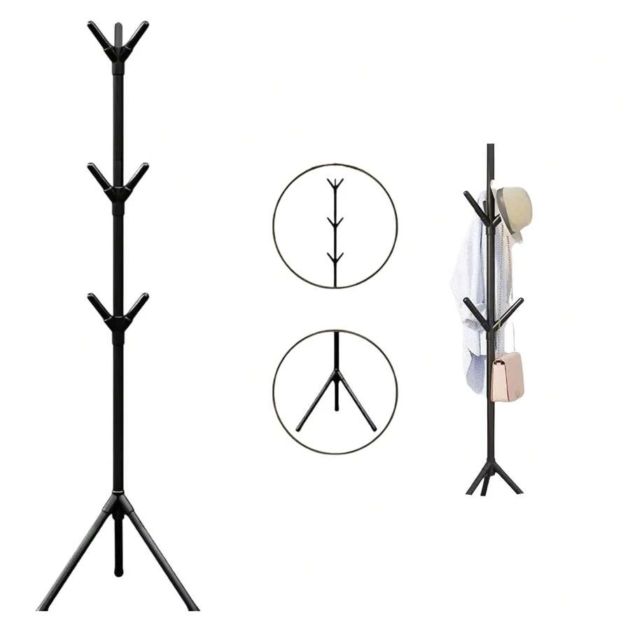 BLACK COAT RACK - الأسود - مشاهدة 1