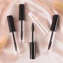 4 Pack Empty Mascara Tube With Eyelash Wand, ForSewian10ml Premium Eyelash Cream Container Bottle With Mini Funnels And Leak Stoppers (Black) - trắng - Xem 6