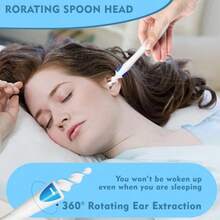 Spiral Earwax Removal Tool For  And PainFree Ear Cleaning At Home Reusable Soft Flexible Ear Cleaner Kit With 16 Replacement Tips For Daily Use Ideal For Ear Care In Personal Hygiene And Health Maintenance - 如圖 - 查看 3