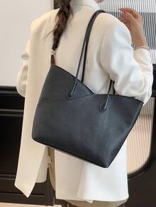 Borsa tote, borsa a spalla, borsa per pendolari da donna, grande capacità, borsa da sottobraccia di nicchia