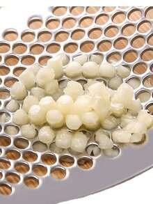 三合一不锈钢手动压蒜器，多功能厨房压蒜器，蒜蓉挤压器，压蒜器，厨房配件，功能：压蒜器+核桃夹+开瓶器，小巧耐用，可研磨大蒜和生姜