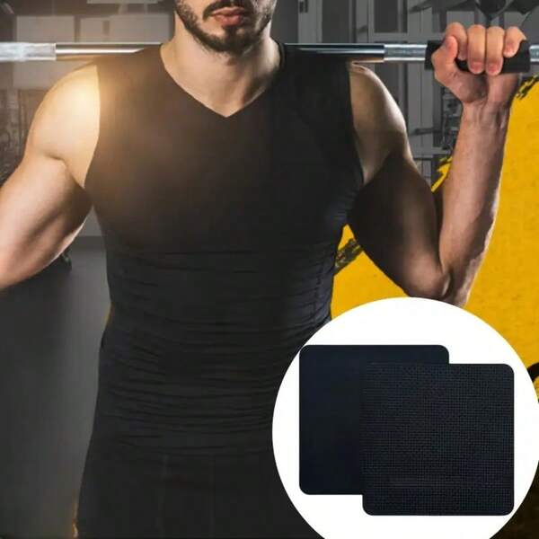 6Pcs Gym Grip Pads For Weight Lifting Workout, Lifting Grips, Hand Pads, Adjustable Neoprene Padded For Men Women Fitness Strength Training