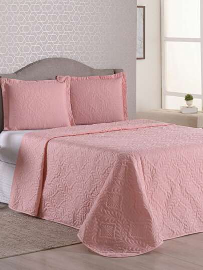 Colcha Cobre Leito Luxo Casal,Queen,King + Porta Matelado Face Unica - FM