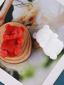 1pc Bamboo Fleeing Panda Silicone Candle Mold - A-White - View 5