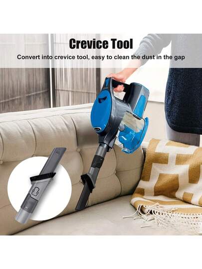 In Crevice Duster Tool Shark Stofzuiger Cleaners Rotator, Rocket, DuoClean, Apex, Navigator, NV752, NV751, NV650, NV680, HV322, HV301, AZ2001, HZ2002 Extended Reach Brush Attachment