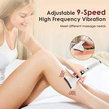 Masajeador facial eléctrico Gua Sha de 3 en 1 con 9 niveles de vibración y calefacción, tabla de raspado para cuello, rostro y ojos, herramienta de masaje Guasha de 1500mAh