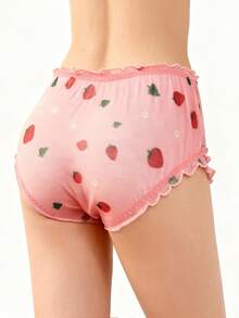 3 chiếc quần bikini nữ in họa tiết hoa dễ thương và ngọt ngào, kiểu dáng tối giản. - Nhiều màu - Xem 6