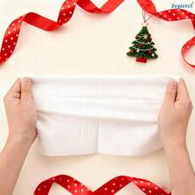 2 Boxes 26*30cm Christmas Disposable Face Towels, Large Size Facial Cleansing Wipes, Multi-Purpose Skincare, 40 Count/Box