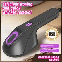 OBOVAY 轻巧手持熨烫机，USB供电设计，轻松熨出高级质感，按压省电顺畅熨烫不累手，大面板，高效用熨，快速除皱 - 顏色隨機 - 查看 2