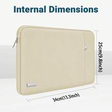 TECOOL 1pc Protective Laptop Sleeve Case Compatible With MacBook 13.5 14 15.6 16 Inch Pro Air HP Notebook And Other Brands Of Laptops Waterproof Polyester Cover With Pocket Laptop Bag