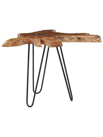 VidaXL Coffee Tafel 70x45 Cm Solid Teak Polyresin view 9