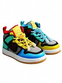 8pcs Children & Adult Fashionable Versatile Shoelace Locks, Colorful Elastic No-Tie Shoelaces, Slouchy Lace Locks, Shoes Accessories For Sneakers,Running Shoes - Multicolor - View 6