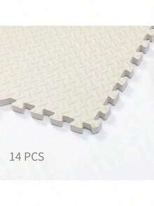 14PCS/9PCS/7PCS 30 * 30cm/11.81 * 11.81 Inch Splicing White Foam Floor Mats, Multi-Function EVA Foam Tiles, Indoor Household Spliced Fitness Mat, Thickened Anti-Slip Pressure Resistant High-Density Shock Pad. [Product Has A Short Production Cycle, It Is Recommended To Place The Product In A Ventilated Area To Dissipate The Material's Own Odor Before Use] - Multicolor - View 33