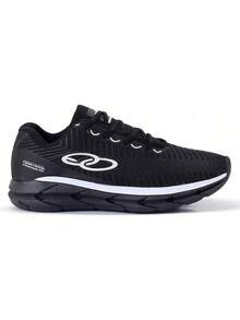 Olymp Adult Tennis Shoes For Gym, Comfortable, Lightweight, And Soft - Đen và trắng - Xem 1
