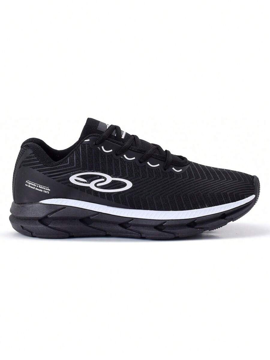 Olymp Adult Tennis Shoes For Gym, Comfortable, Lightweight, And Soft - Đen và trắng - Xem 1