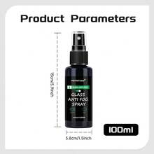 JB-XPCS 30/100ml Anti-Fog Spray, Glass Anti-Fog Coating Defogging Agent, Long-Lasting Car Care Defogging Product For Automotive Rearview Mirror - Black - View 10