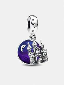 1 mặt dây chuyền hình quả bí ngô Halloween bằng bạc sterling 925 phát sáng trong bóng tối, thích hợp làm vòng tay DIY cho nữ. - Hạt 1 - Xem 13