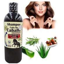 SHAMPO COLA DE CABALLO INCREDIBLE DE 1 LITRO shampoo cola de caballo incredible presentacion 1 litro formula fortalecedora rica en extracto de cola de caballo para caida y fortalecimiento capilar uso profesional y domestico ideal para regimen de tratamiento prolongado y recarga economica - Negro - Ver 3