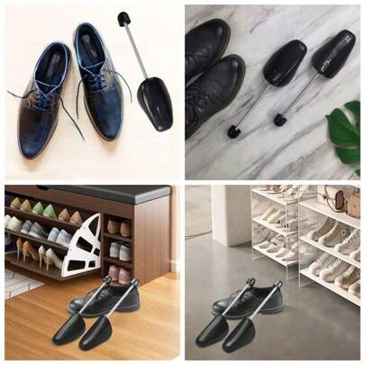 Shoe Tree Men Shoe Stretcher Holder Shape Support Men's Boots Adjustable Lightweight Plastic