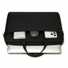 Pasta para laptop, bolsa executiva e bolsa de ombro com compartimento para computador. Capa para laptop, ideal para homens e mulheres, perfeita para viagens.