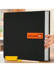 Large Self-Adhesive Photo Album 4x6 5x7 8x10 Scrapbook Album DIY, Gift For Mom, Family, Baby And Wedding, With Metal Pen And Plastic Board