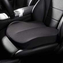 1pc Car Seat Cushion Booster, Single Driver Seat Pad, Universal For All Seasons, Suitable For Men And Women - Black - View 7