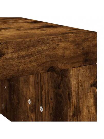 VidaXL Coffee Tafel 102x50x36 Cm Processed Wood Smoked Oak view 8