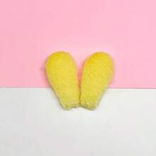 28pcs Mixed Color Bunny Ears, 3cmX6cm, Dual-Sided Soft Fabric For DIY Crafts, DIY Hair Accessories,Sewing & Crafting Projects - Perfect For Hair Clips, Headbands, Phone Cases And Doll Decorations - Multicolor - View 17