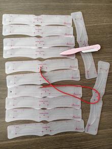 Eyebrow Stencil,12 Eyebrow Shaper Kit, Reusable Eyebrow Template With Strap, 3 Minutes Makeup, Suitable For 98%