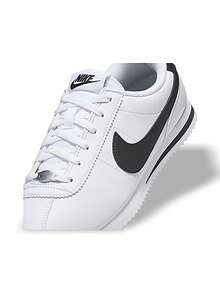 Nike Cortez“黑白”（GS） - 白色/黑色 - 查看 7