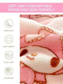 2-3 piezas Juego de ropa de cama Sanrio Hello Kitty/Kuromi/Cinnamoroll/Pochacco/My Melody, (1 Funda nórdica + 1/2 Funda de almohada), Funda nórdica de terciopelo de leche, Juego de ropa de cama cálido y suave para cama individual/doble, Adecuado para dormitorio de estudiante, dormitorio del hogar (Sin relleno)