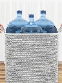 1pc Waterproof, Dustproof, Moisture-Proof Storage Box For Clothes, Blankets, Foldable Storage Bag, Suitable For Home Moving And Packing - Multicolor - View 5