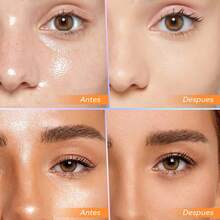 XICOATL polvo compacto matificante para piel grasa, efecto suave y mullido, control de brillo y exceso de aceite, maquillaje facial duradero, fórmula ligera ideal para pieles sensibles, look natural y acabado profesional - #02 Beige Natural - Ver 3