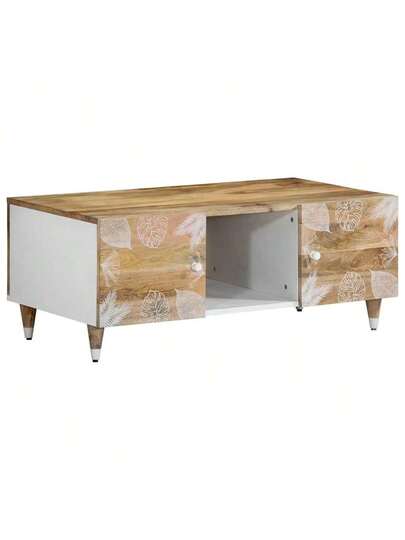 VidaXL Coffee Tafel 100x54x40 Cm Solid Mango Wood