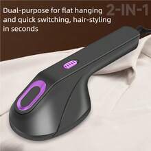 OBOVAY 轻巧手持熨烫机，USB供电设计，轻松熨出高级质感，按压省电顺畅熨烫不累手，大面板，高效用熨，快速除皱 - 顏色隨機 - 查看 8