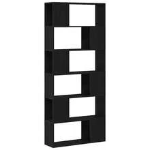 vidaXL Unterhaltungszentrum Schwarz 80 X 24 X 186 Cm Holzwerkstoff - Black - View 7