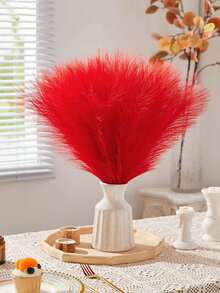 10/20/30 piezas de Pasto Pampa Artificial, Planta Artificial, Decoración de Estilo Bohemio, Decoración del Hogar, Decoración de Habitación, Relleno de Jarrones, Decoraciones de Boda, Decoraciones Navideñas, Decoraciones de Primavera