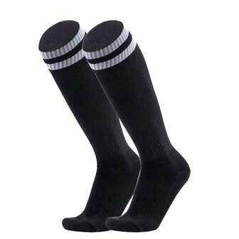 1 Pair Soccer Socks Stripe Knee High Softball Baseball Football Team Sports Socks For Men Women