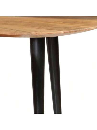 VidaXL Piece Coffee Tafel Set Solid Acacia Wood view 9