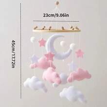 Felt Animal Hanging Decorations For Baby Nursery - Rattle Toys For Baby Boys And Girls - Animal Room Hanging Decor, Suitable For Baby Play And Development, Enhancing Baby's Cognitive Ability, Christmas/Birthday Gift, Newborn Memorial Gift, Toys, Easter, Baby Toys, Stitched Stuff, Room Decor, Easter Basket Stuffers