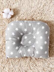 1 Piece Baby Pillow, Star Pattern Series - Soft & Comfortable For Newborns (0-6 Months)