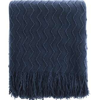 1pc Bohemian Style Blanket, Lightweight Throw Blanket Solid Color Soft Texture Knitted Decorative Blanket, Suitable For Indoor, Daily Use, Ramadan, Thanksgiving, Christmas