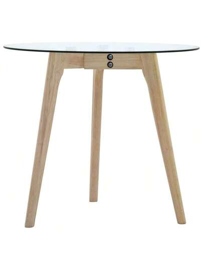 VidaXL Piece Side Tafel Set Tempered Glass view 4