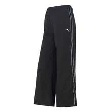 Puma 复古带编织轻薄透气宽松女裤 - 黑色 - 查看 1