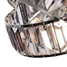 Modern Interwoven Crystal Effect Pendant Lamp Shade 31cm(Bulb Not Included) - Grey - View 3