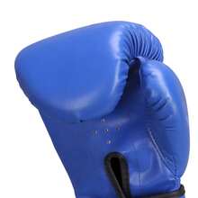 GINGPAI 1 Pair Blue Boxing Gloves, Suitable For Adults, Men & Women, Muay Thai, MMA, Kickboxing, Student & Beginner Training, Gym Use - Blue - View 8