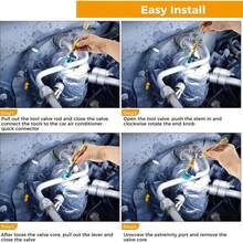 31Pcs R134A Valve Core Quick Remover Installer Tool,R134a Valve Core Remover And Repair Tool Kit,AC High Low Pressure Valve Core Remover Tools Kit For R134A Refrigerant Air Conditioner System