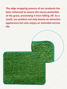 Indoor & Outdoor Dog Pee Pads, Professional Pet Grass Lawn Pee Pads For Potty Training, Artificial Grass Mat, Pet Training Grass Pad, Easy Clean Non-Slip Pet Training Toilet Mat, Suitable For Small/Medium/Large Dogs, Indoor Dog Toilet, Dog Defecation Pad, Dog Toilet Grass Litter Box, Pet Hygiene Training Device, Indoor Dog Toilet, Large Dog Pee Pads, Pet Grass Training Mat - Green - View 18