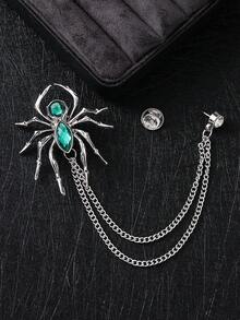 New Arrival Men's Personalized Suit Accessory Brooch, European And American Fashion Versatile Unique Spider Shaped Brooch - Spider Brooch - View 20