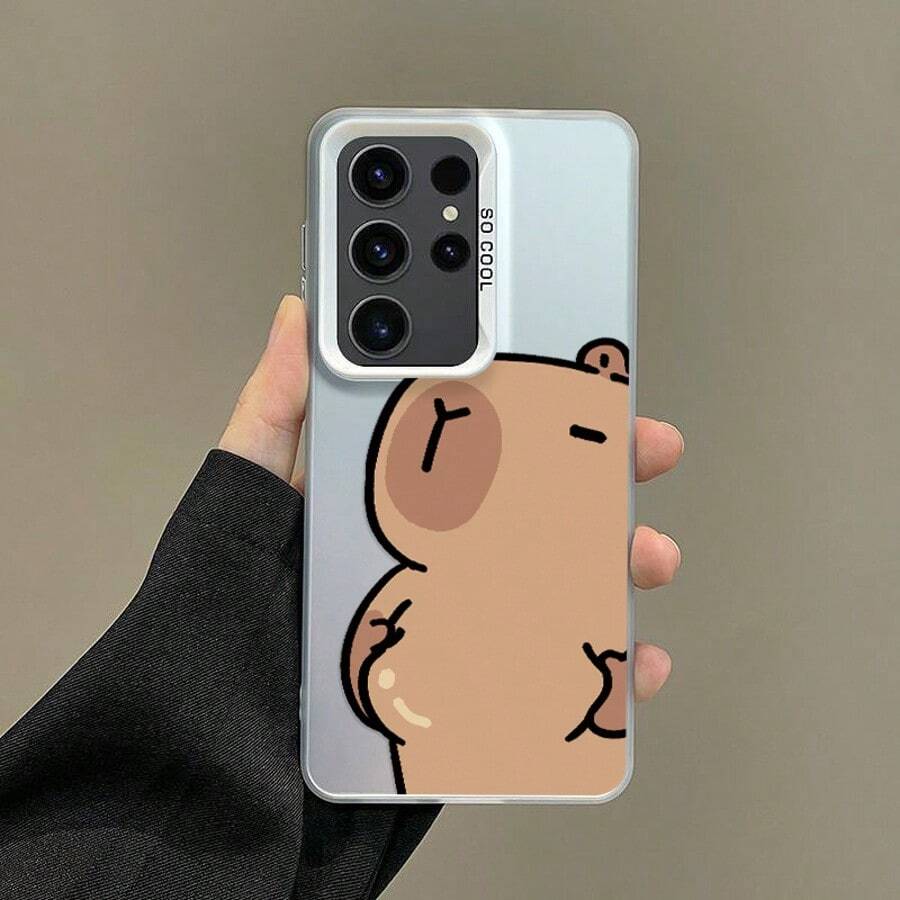 This Unique, Cute Cartoon Capybara Phone Case Is Compatible With The SamsungGalaxy S25, Galaxy S25 Ultra, S25 Plus, S24, S24 Plus, S24 Ultra, S23, S23 FE, S23 Ultra, S23 Plus, S22 Ultra, S22 Plus, And S22. Its Simple Design Provides Waterproof, Shock-Proof, Drop-Proof, And Scratch-Resistant Protection.